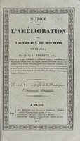 view Notice sur l'amélioration des troupeaux de moutons en France / Par G.-L. Ternaux.