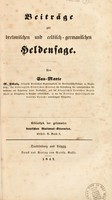 view Beiträge zur bretonischen und celtisch-germanischen Heldensage / Von San-Marte (A. Schulz).