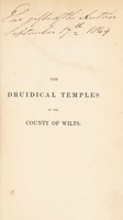 view The Druidical temples of the county of Wilts / [Edward Duke].