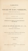 view Narrative of the voyage of H.M.S. Samarang, during the years 1843-46; employed surveying the islands of the Eastern Archipelago; accompanied by a brief vocabulary of the principal languages / by Captain Sir Edward Belcher ; With notes on the natural history of the islands, by Arthur Adams, assistant surgeon.