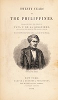 view Twenty years in the Philippines [1819-1839] / translated from the French of Paul P. de La Gironière.