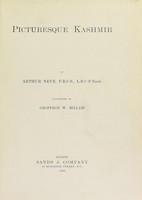 view Picturesque Kashmir / by Arthur Neve ; illustrated by Geoffroy W. Millais.