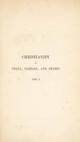 view Christianity in China, Tartary and Thibet / [Evariste Régis Huc].