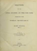 view Selections from the letters, despatches, and other state papers / [edited by Sir George William Forrest].