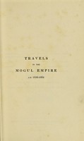 view Travels in the Mogul Empire, A.D. 1656-1668 / by Francois Bernier.