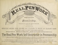 view Real pen work : self-instructor in penmanship.