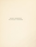 view Modern bookbinding practically considered : a lecture read before the Grolier Club of New York, March 25, 1885, with additions and new illustrations / by William Matthews.