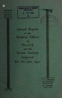 view [Report 1942] / Medical Officer of Health, Wrexham R.D.C.