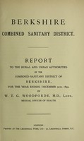 view [Report 1893] / Medical Officer of Health, Berkshire Combined Sanitary District.