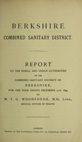 view [Report 1894] / Medical Officer of Health, Berkshire Combined Sanitary District.