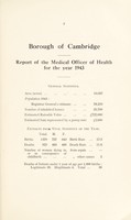 view [Report 1943] / Medical Officer of Health, Cambridge Borough.