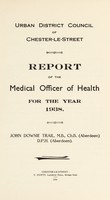 view [Report 1938] / Medical Officer of Health, Chester-le-Street U.D.C.