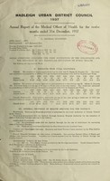 view [Report 1937] / Medical Officer of Health, Hadleigh U.D.C.