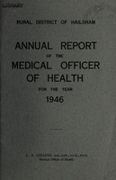 view [Report 1946] / Medical Officer of Health, Hailsham R.D.C.