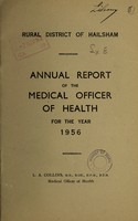 view [Report 1956] / Medical Officer of Health, Hailsham R.D.C.