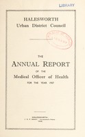 view [Report 1937] / Medical Officer of Health, Halesworth U.D.C.