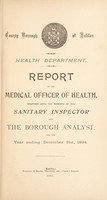 view [Report 1894] / Medical Officer of Health, Halifax County Borough.