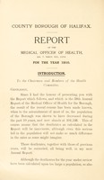 view [Report 1910] / Medical Officer of Health, Halifax County Borough.