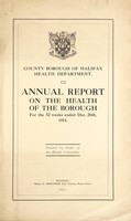 view [Report 1914] / Medical Officer of Health, Halifax County Borough.