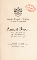 view [Report 1938] / Medical Officer of Health, Halifax County Borough.