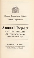 view [Report 1956] / Medical Officer of Health, Halifax County Borough.