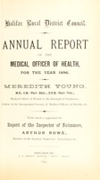 view [Report 1896] / Medical Officer of Health, Halifax R.D.C.