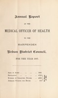 view [Report 1907] / Medical Officer of Health, Harpenden U.D.C.