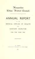 view [Report 1942] / Medical Officer of Health, Harpenden U.D.C.