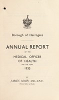 view [Report 1935] / Medical Officer of Health, Harrogate Borough.