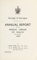 view [Report 1939] / Medical Officer of Health, Harrogate Borough.