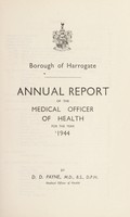 view [Report 1944] / Medical Officer of Health, Harrogate Borough.