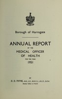 view [Report 1951] / Medical Officer of Health, Harrogate Borough.