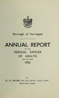 view [Report 1953] / Medical Officer of Health, Harrogate Borough.