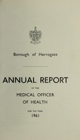 view [Report 1961] / Medical Officer of Health, Harrogate Borough.