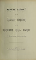 view [Report 1894] / Medical Officer of Health, Hartismere R.D.C.