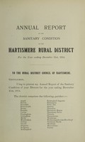 view [Report 1914] / Medical Officer of Health, Hartismere R.D.C.