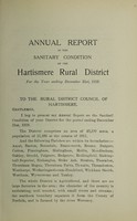 view [Report 1919] / Medical Officer of Health, Hartismere R.D.C.