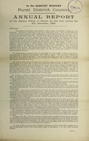 view [Report 1895] / Medical Officer of Health, Hartley Wintney (Union) R.D.C.