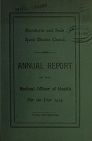 view [Report 1925] / Medical Officer of Health, Hartshorne & Seals R.D.C.