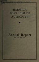 view [Report 1946] / Medical Officer of Health, Harwich Port Health Authority.