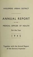 view [Report 1945] / Medical Officer of Health, Haslemere U.D.C.