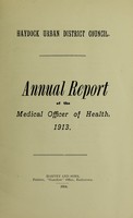 view [Report 1913] / Medical Officer of Health, Haydock Local Board / U.D.C.