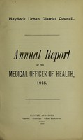 view [Report 1915] / Medical Officer of Health, Haydock Local Board / U.D.C.