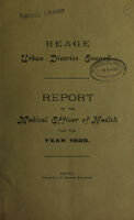 view [Report 1925] / Medical Officer of Health, Heage U.D.C.