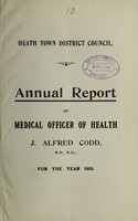 view [Report 1910] / Medical Officer of Health, Heath Town D.C.