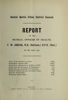 view [Report 1907] / Medical Officer of Health, Heaton Norris U.D.C.