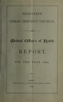 view [Report 1898] / Medical Officer of Health, Heavitree U.D.C.