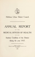 view [Report 1937] / Medical Officer of Health, Hebburn U.D.C.