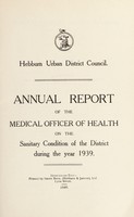 view [Report 1939] / Medical Officer of Health, Hebburn U.D.C.