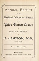 view [Report 1897] / Medical Officer of Health, Hebden Bridge U.D.C.